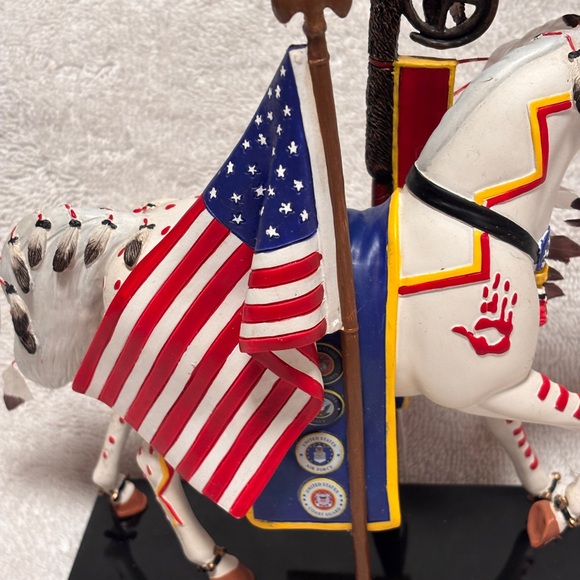 Patriotic Painted  Pony Horse Figurine - Picture 7 of 8